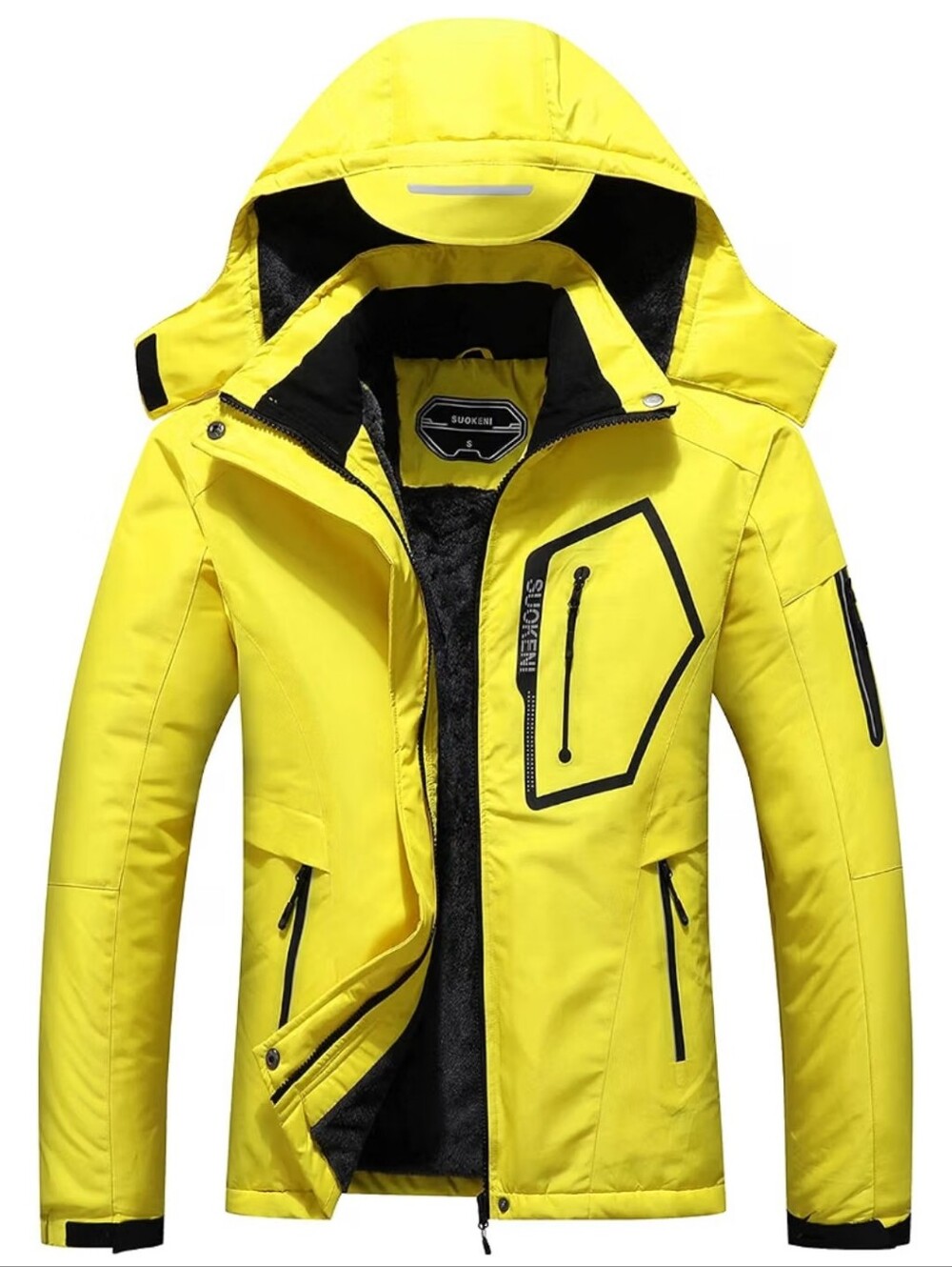 Women's Waterproof Ski Jacket Warm Winter Snow Coat Hooded Raincoat